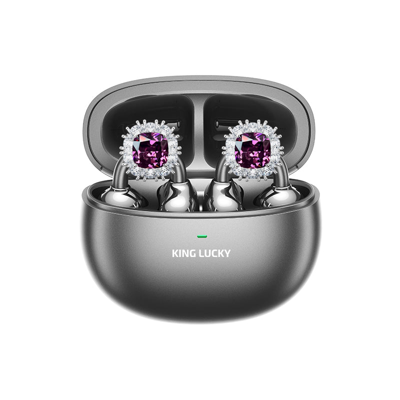 Pendientes de clip con auriculares Bluetooth